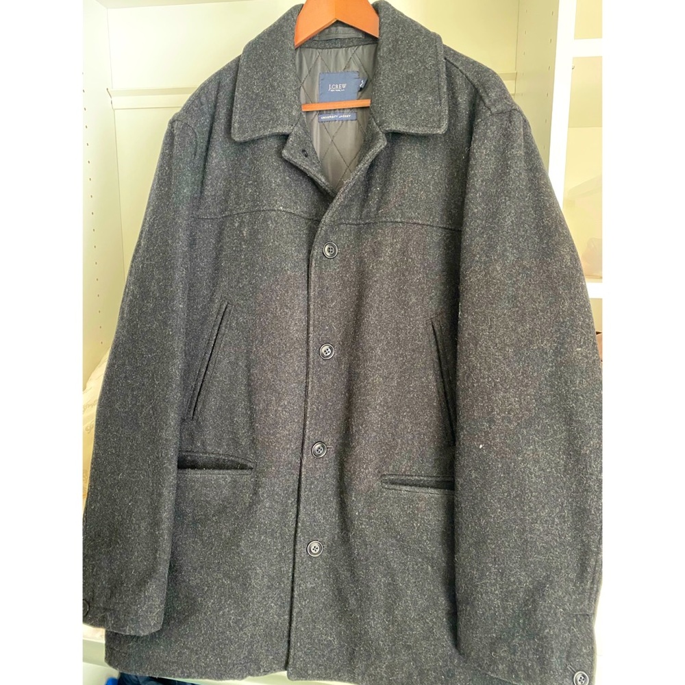 J. Crew Men’s University Jacket with Thinsulate XL